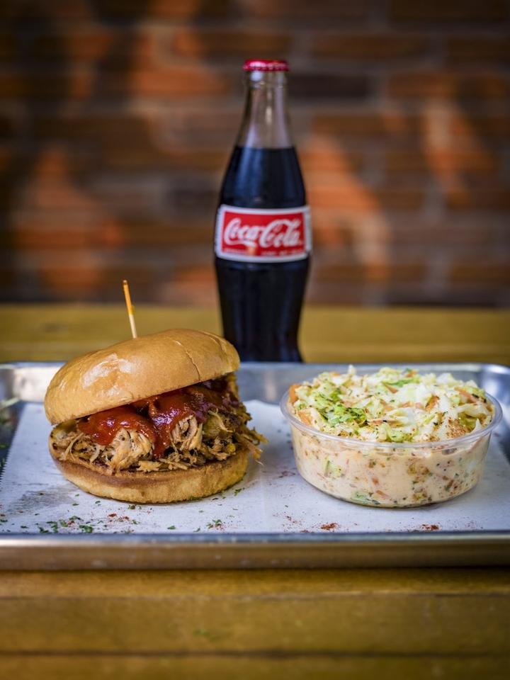 BOGO Pulled Pork Sandwich.