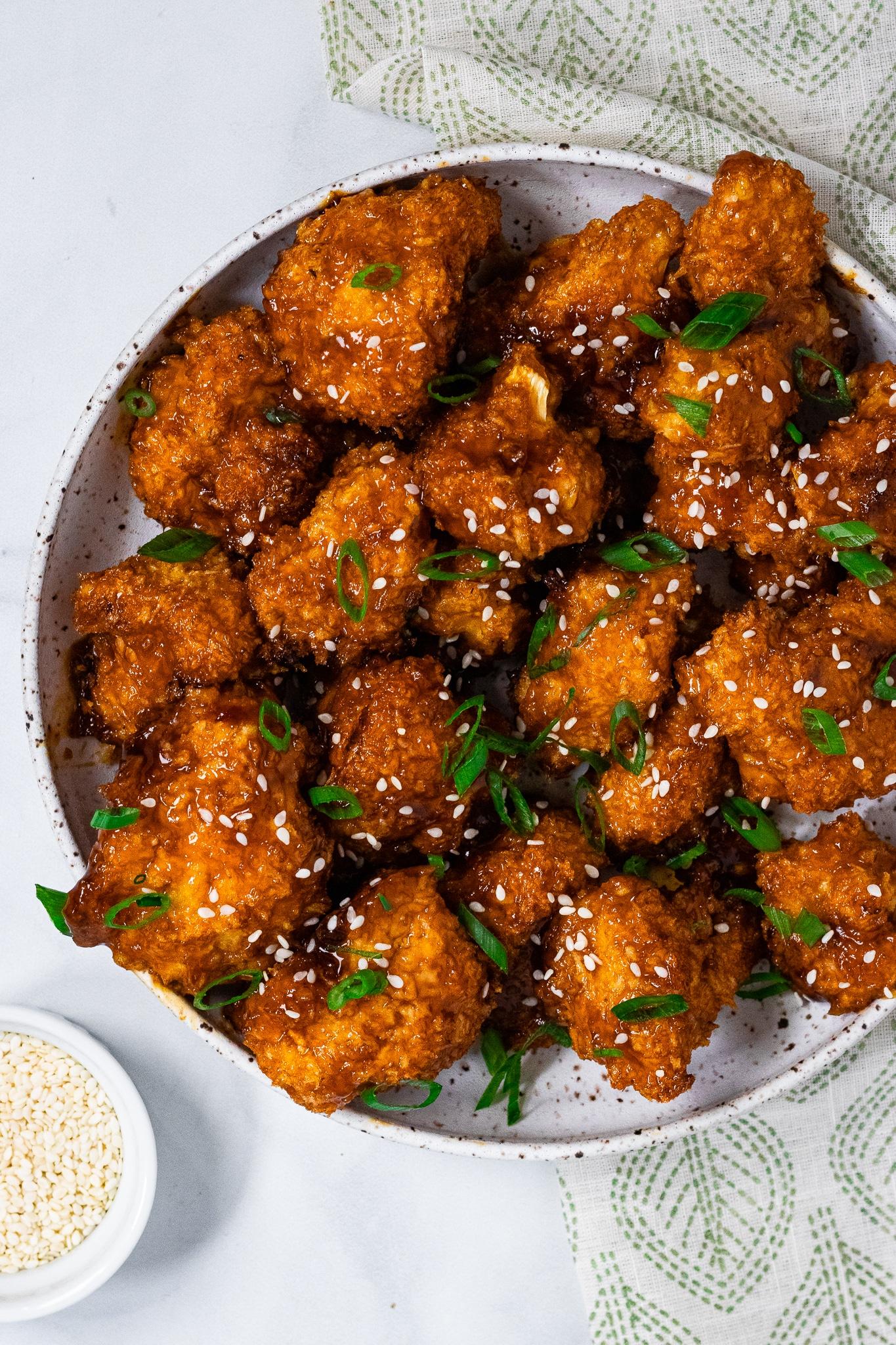 CRISPY CAULIFLOWER WINGS.
