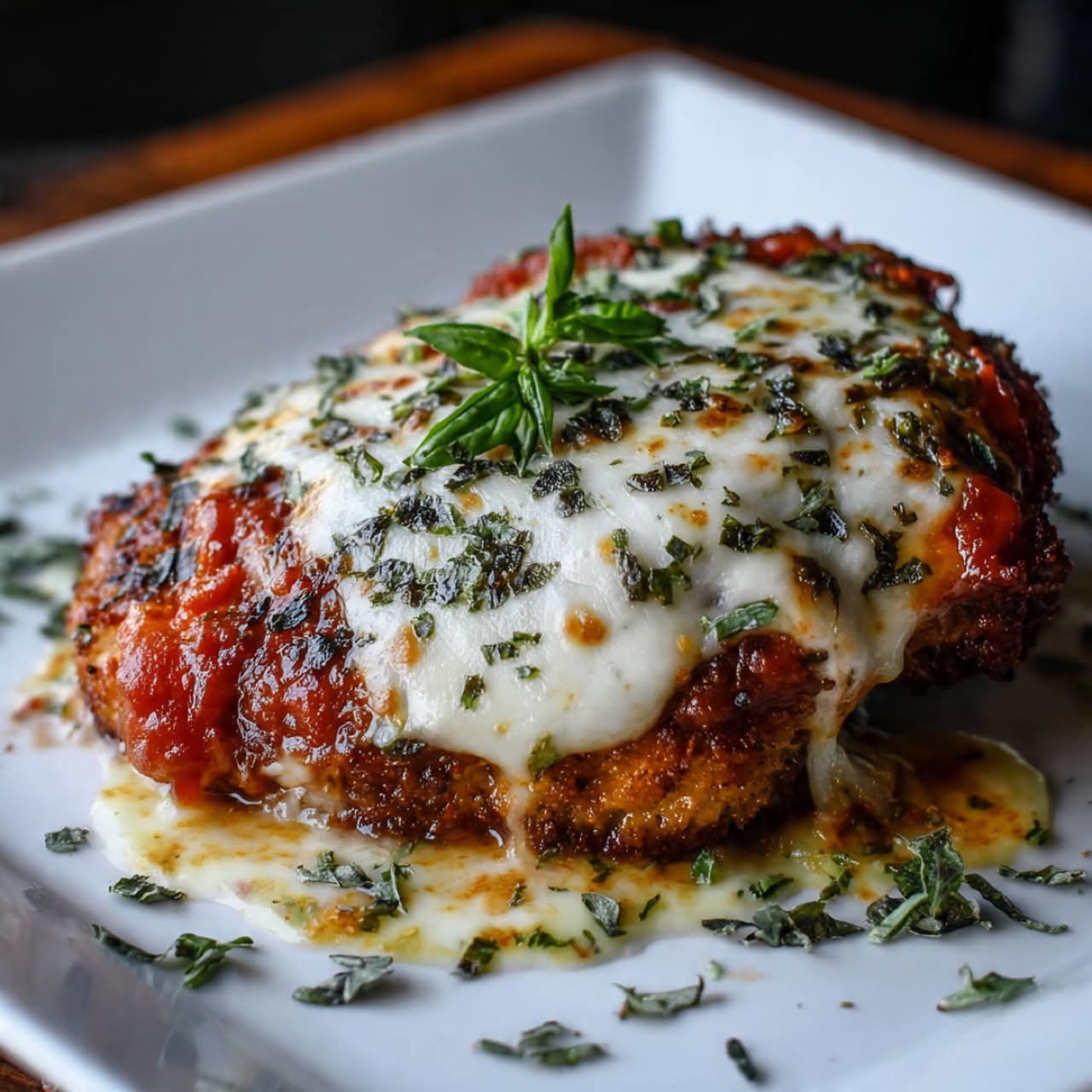 Chicken Parmesan Patty.