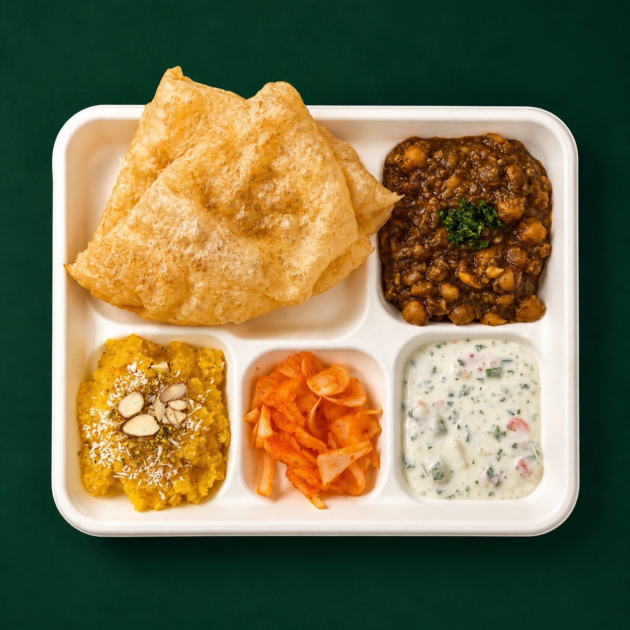 Halwa Puri Nashta - Chana Classic.