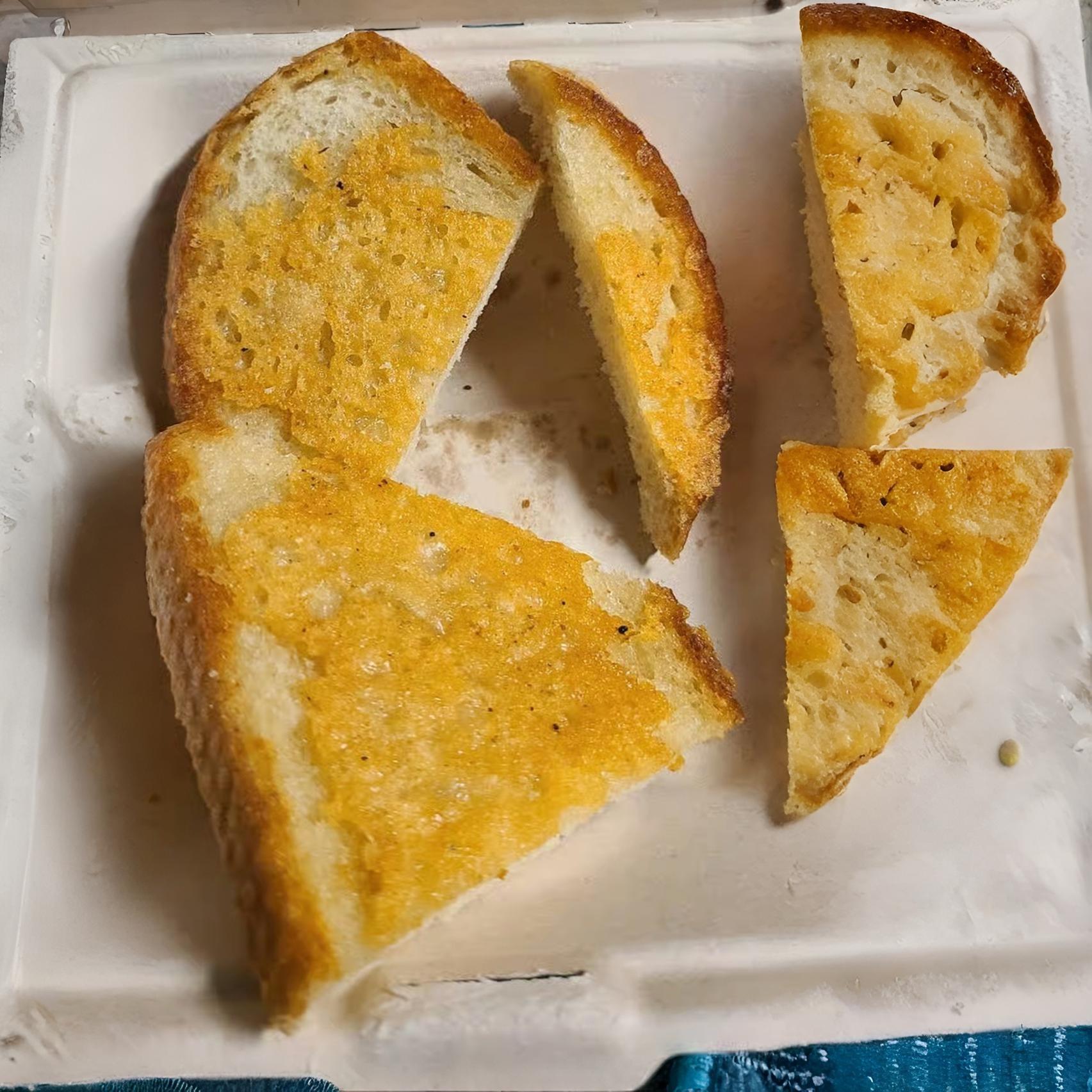 Garlic bread.