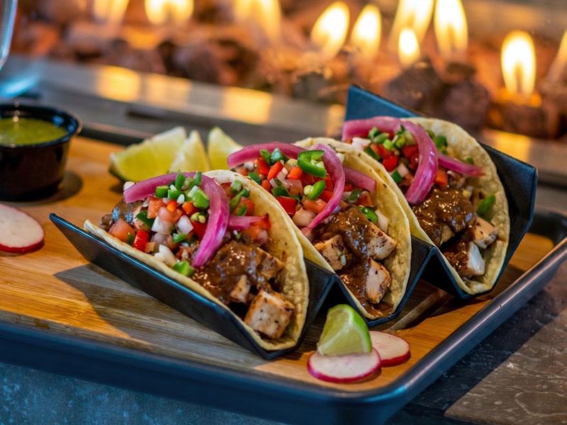 Pollo Asado Tacos.
