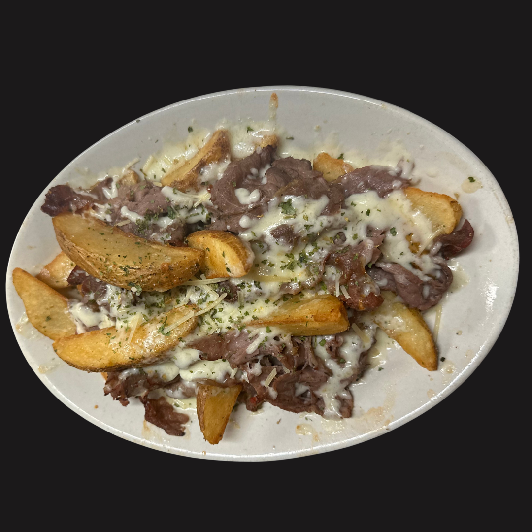 Loaded Italian Beef Cheesy Fries.