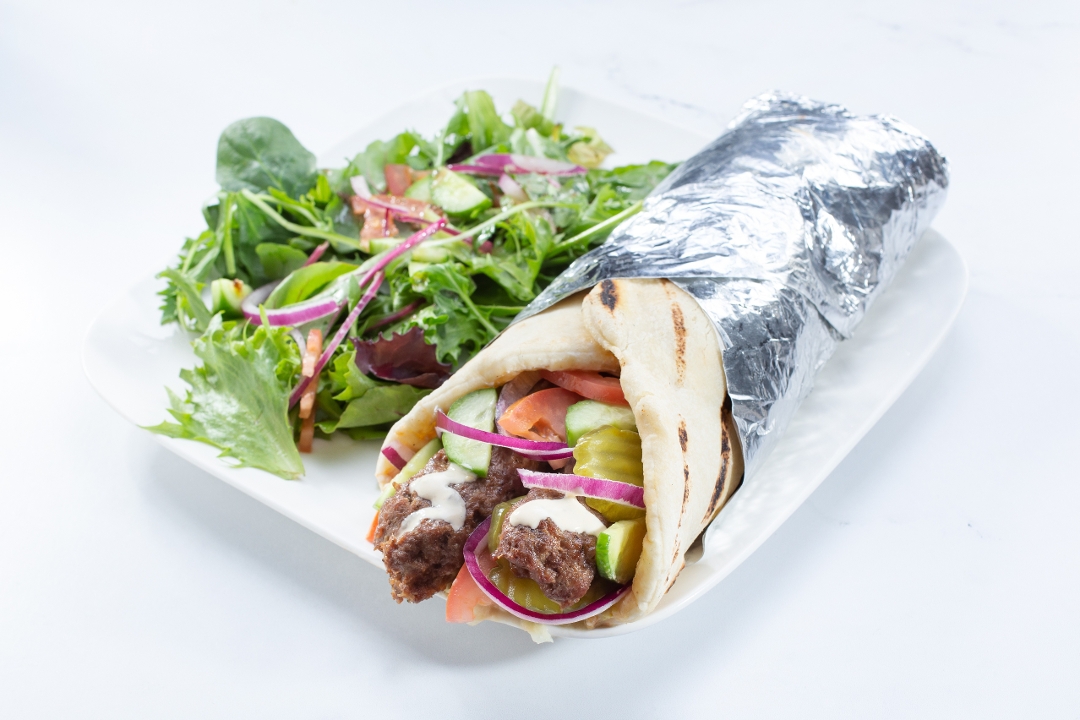 Kofta Kabob Wrap.