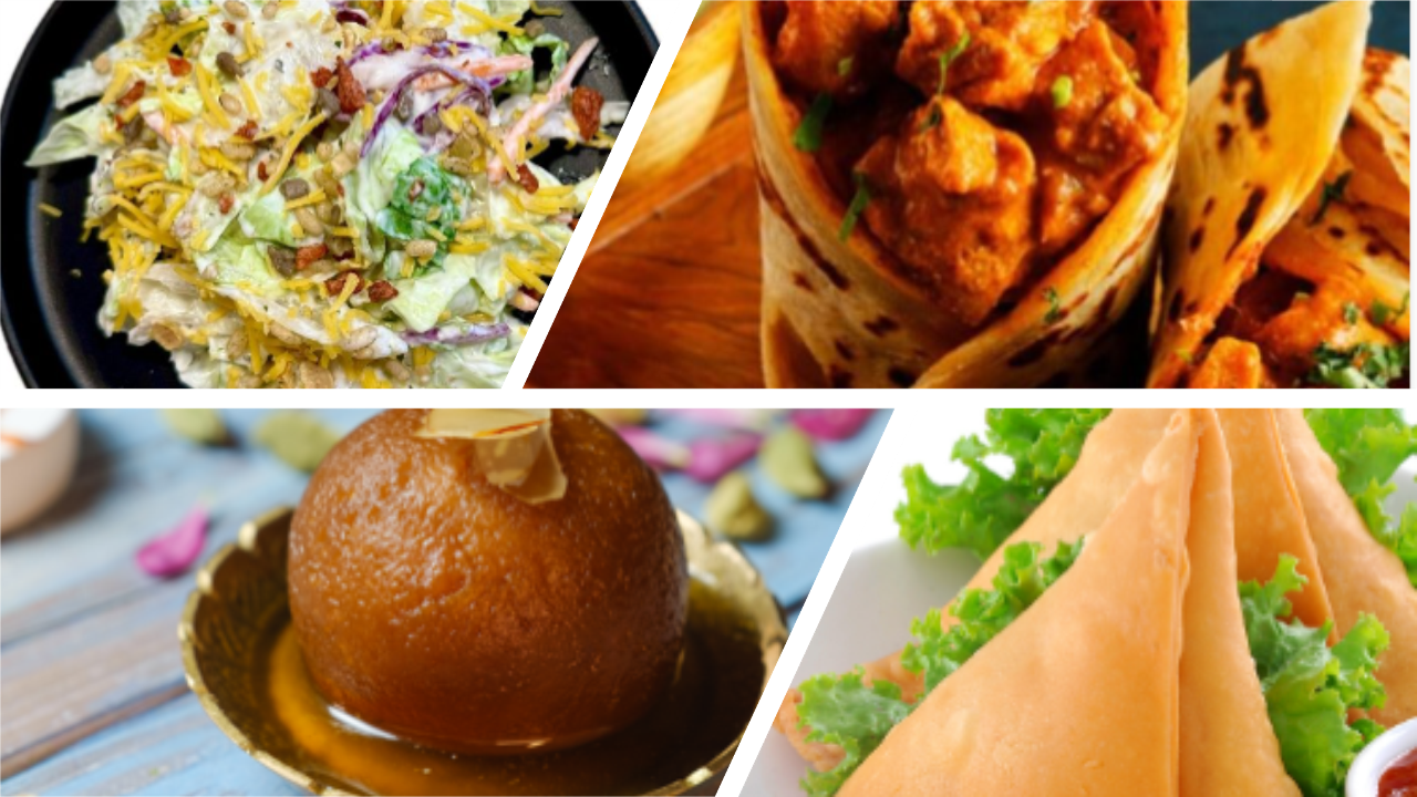Paneer Wrap Combo Meal.