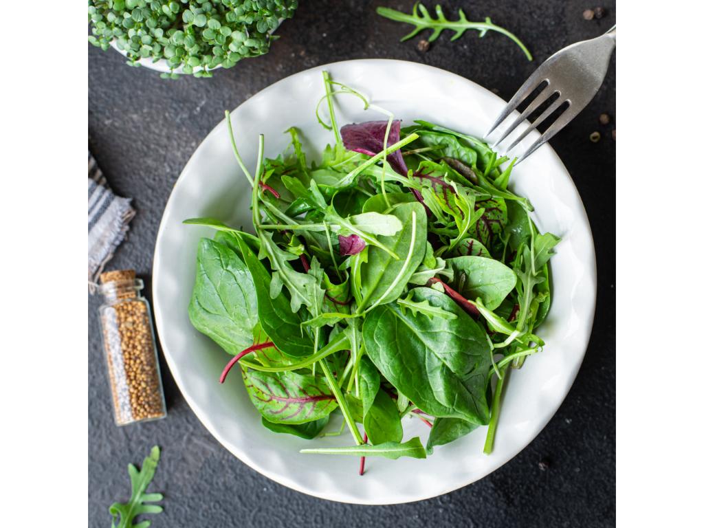 (4S) Spinach Salad.