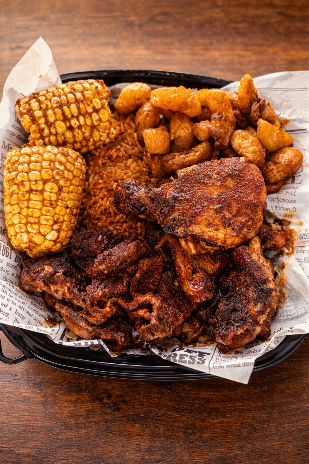Chicken Suya Plate.