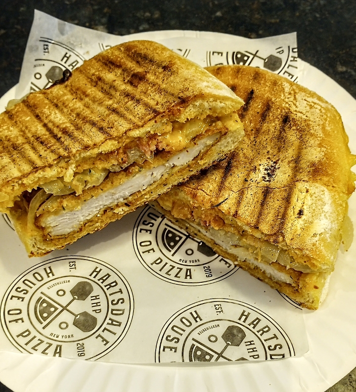 "The Chubby Russian" Chicken Cutlet Panini.
