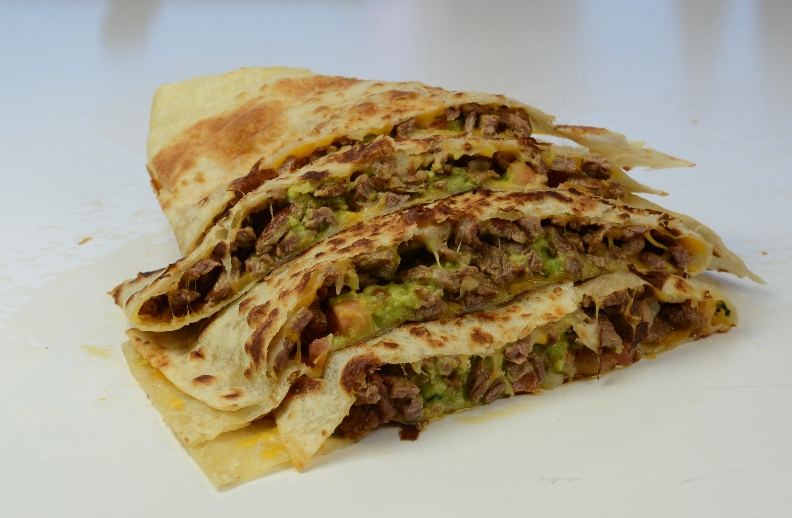 CARNE ASADA QUESADILLA.