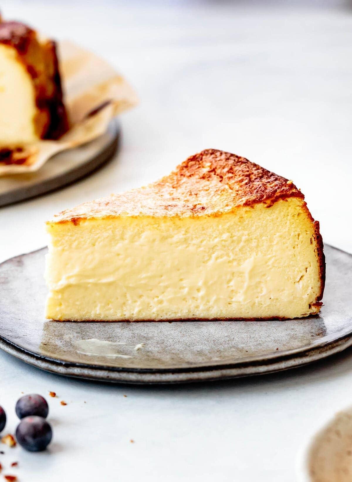 Basque Cheesecake.