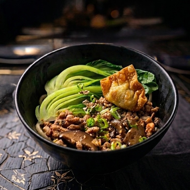 Mushroom Chicken Noodle.
