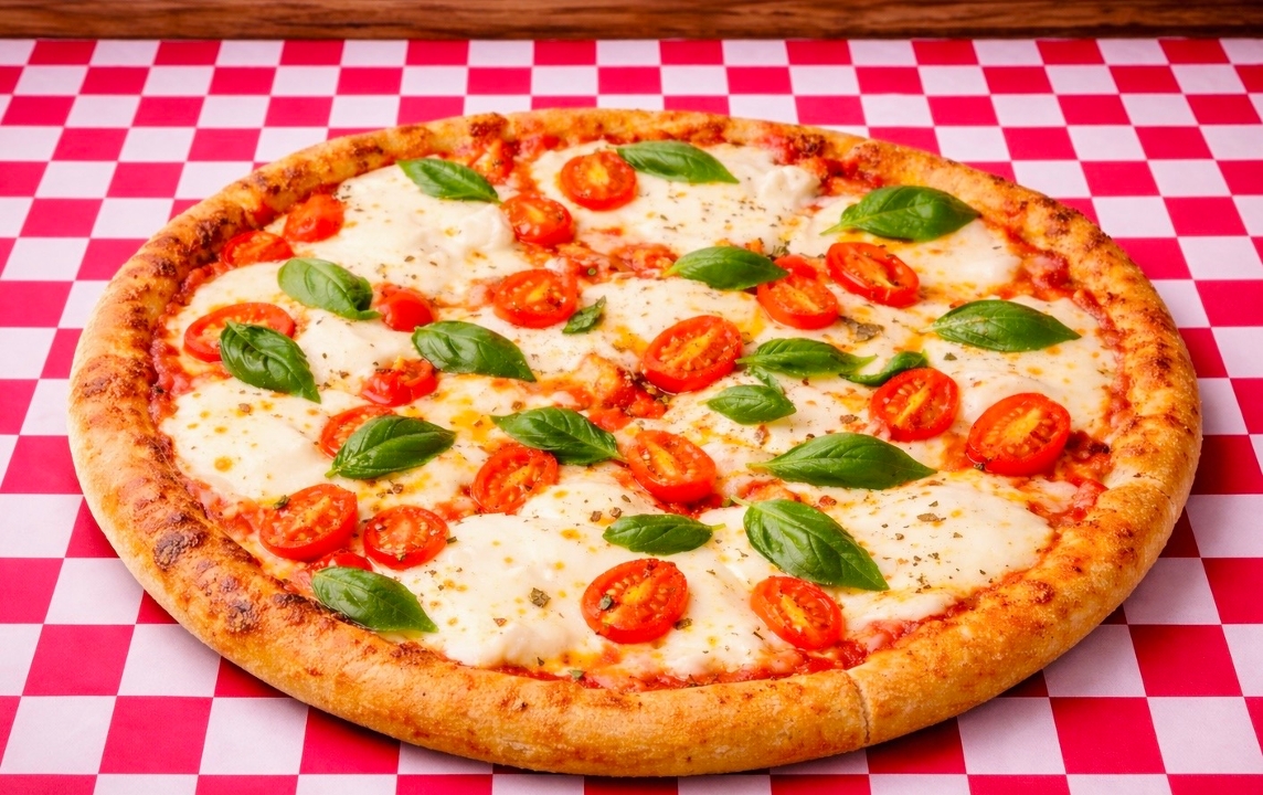 Large Margherita Pizza 14(Greek Style).