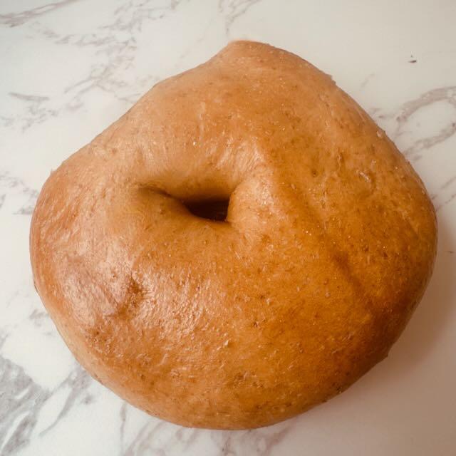 Flat Whole Wheat Bagel.