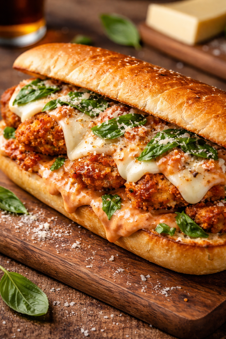 Vodka Chicken Parm.