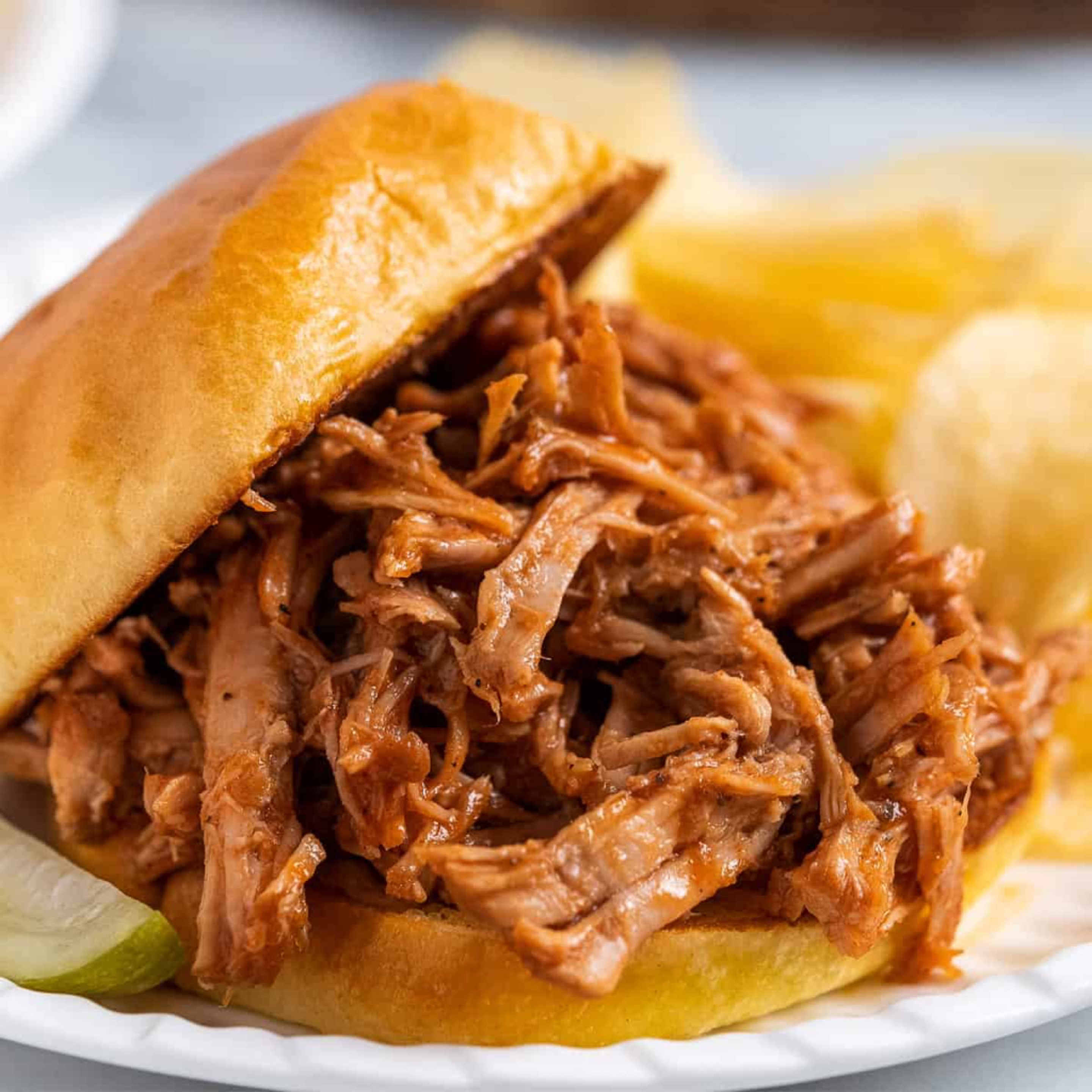 Pulled Pork Sandwich.