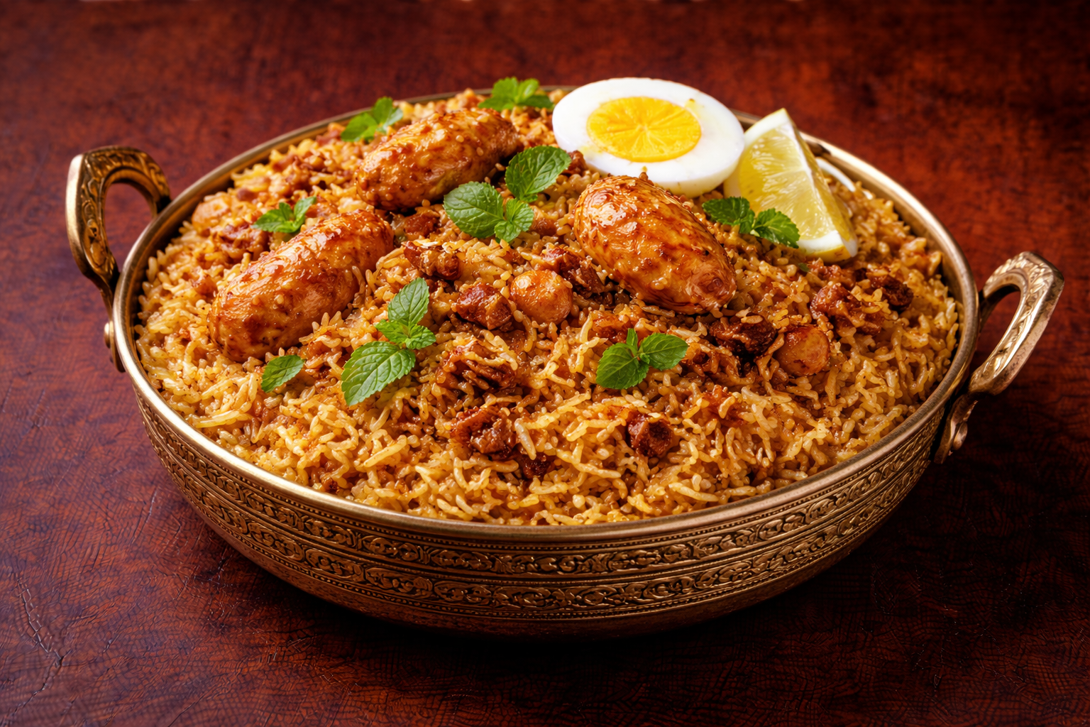 Vellore Mutton Basmathi Biriyani.