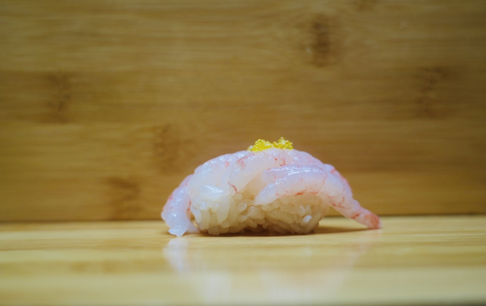 Ama Ebi Yuzu Tobiko Sushi.
