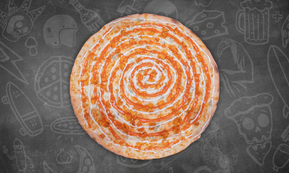 Buffalo Chicken Whole Pie.