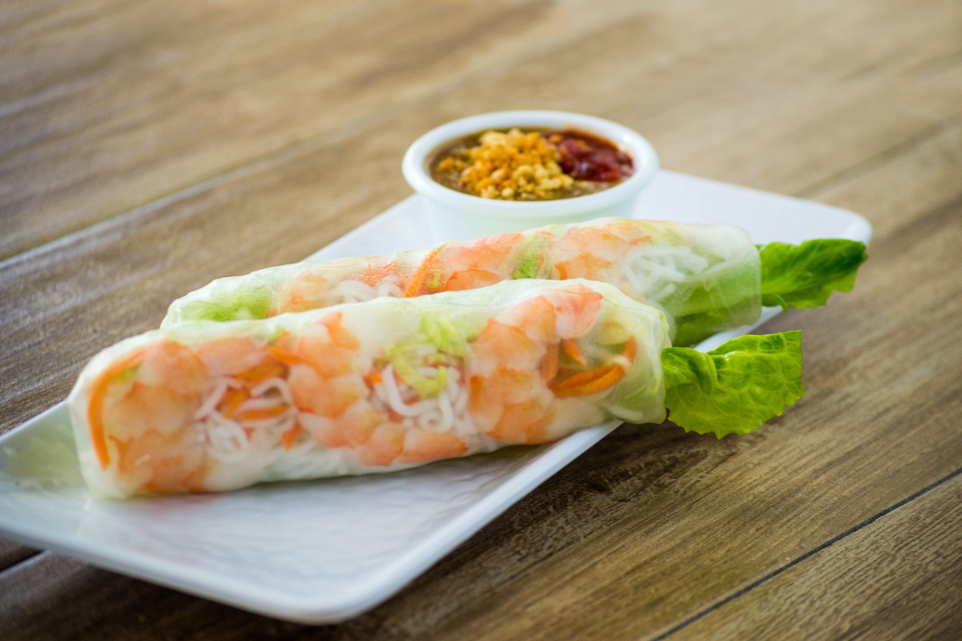 101 Shrimp or Pork Spring Rolls (2pc).