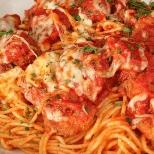 SHRIMP PARMIGIANA ENTRÉE.