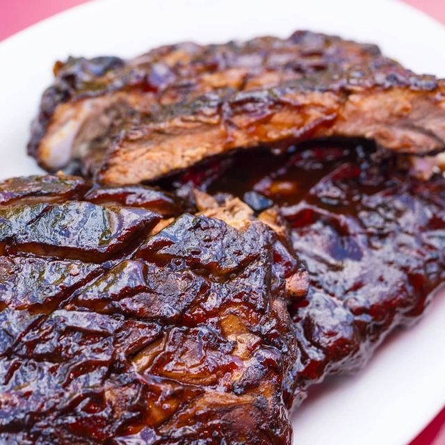 Full Rack of BBQ Ribs.