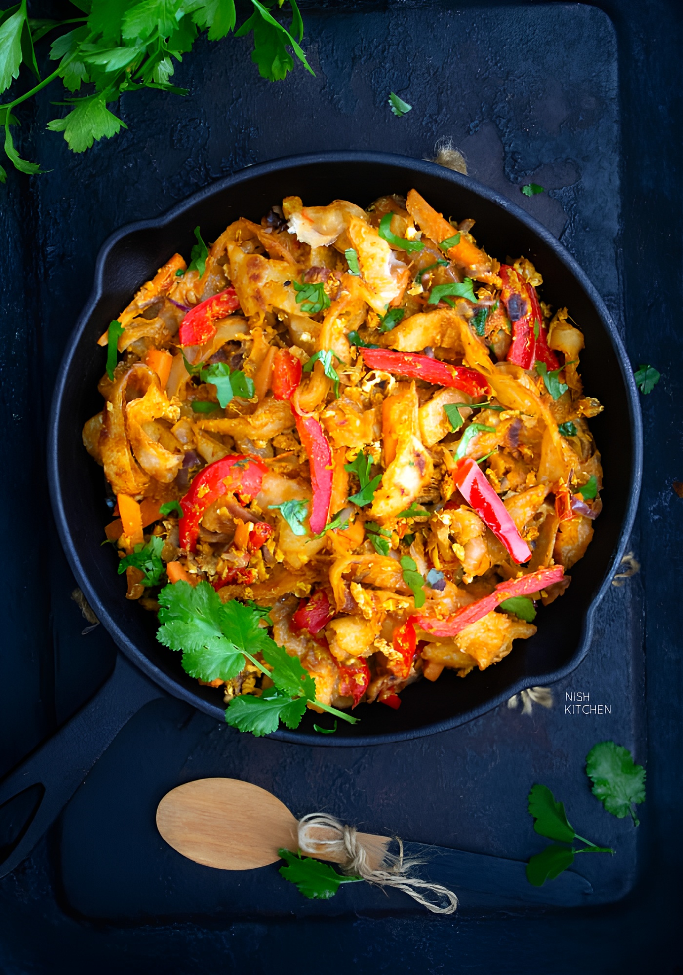 Kothu parotta.