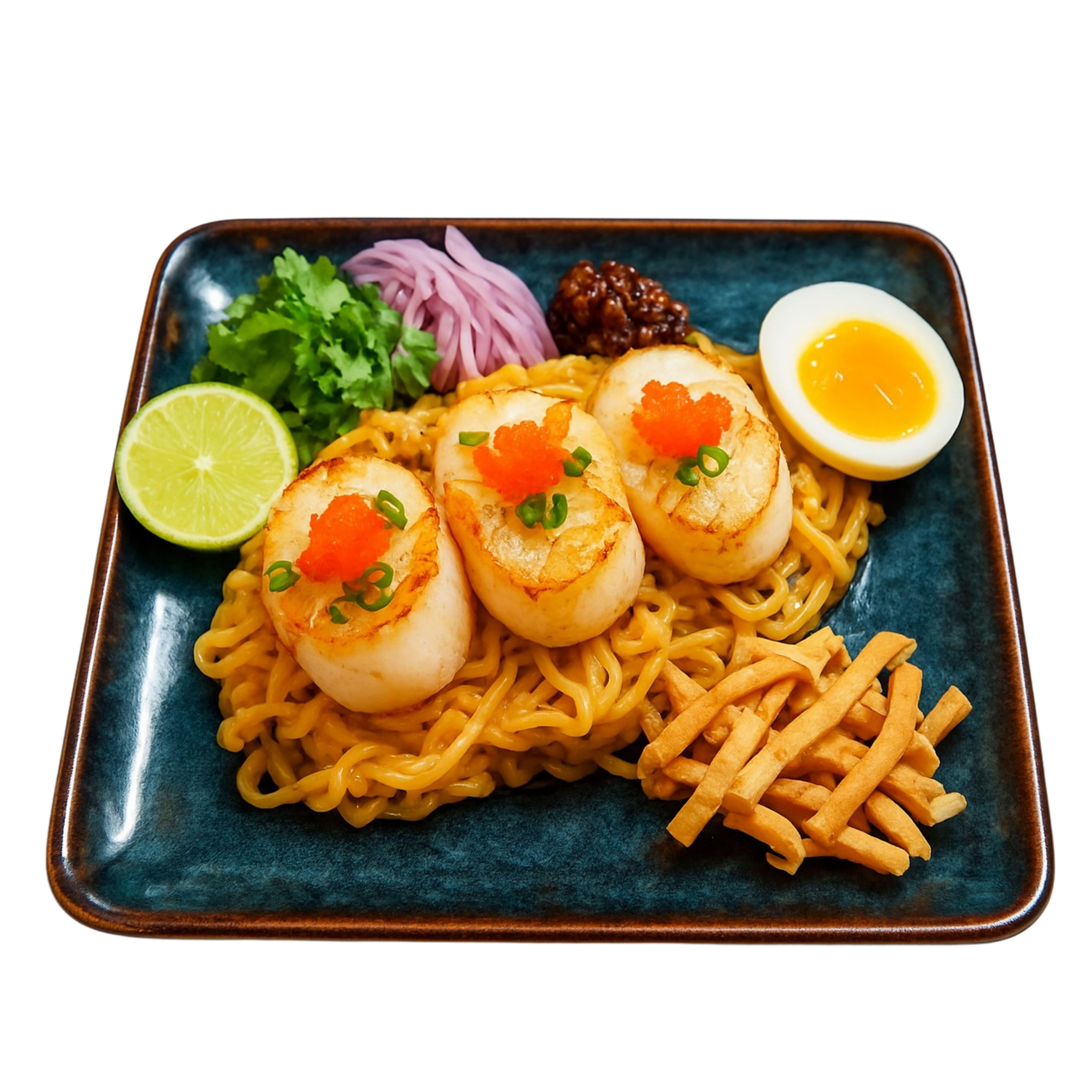 Dry Khao Soi Shrimp.