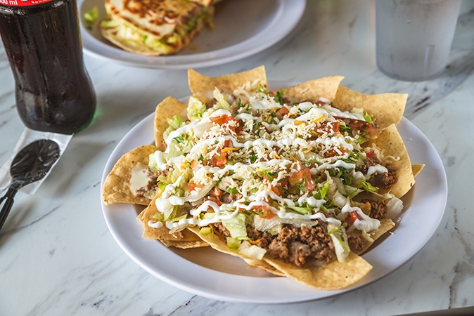 Vegetarian Nachos.