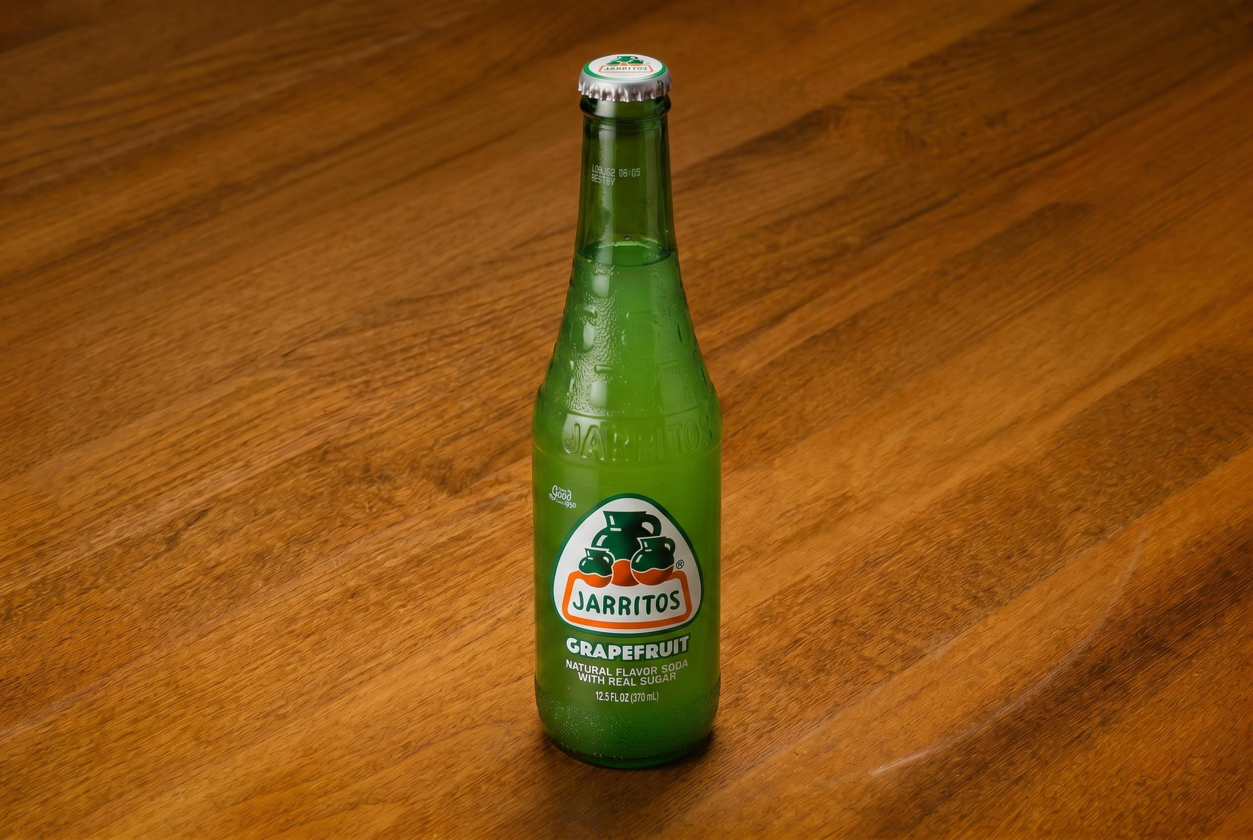 Jarritos Grapefruit Soda.