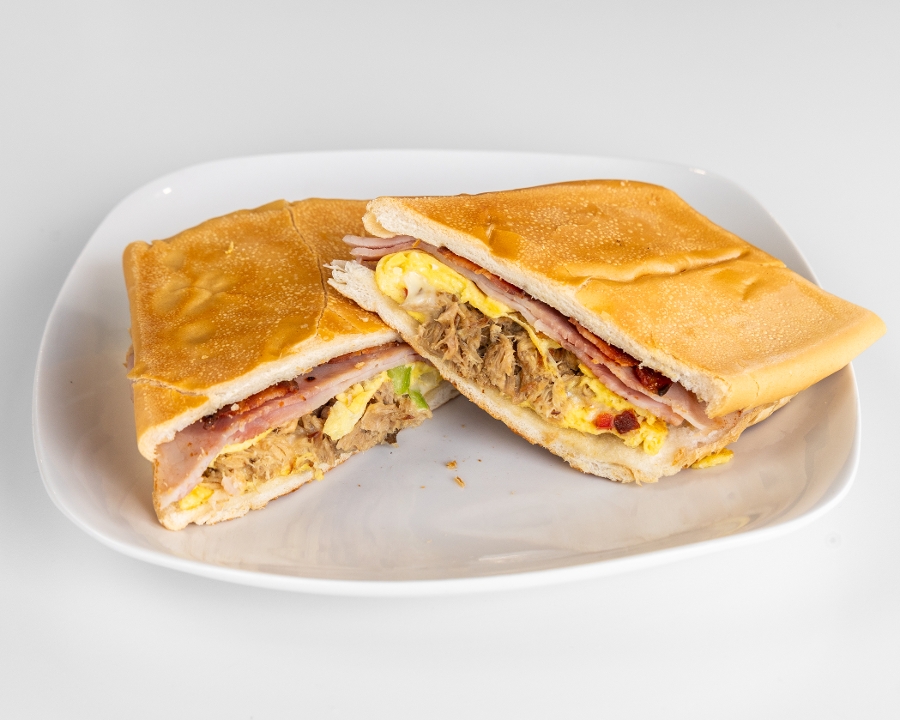 Cuban Breakfast Sandwich.