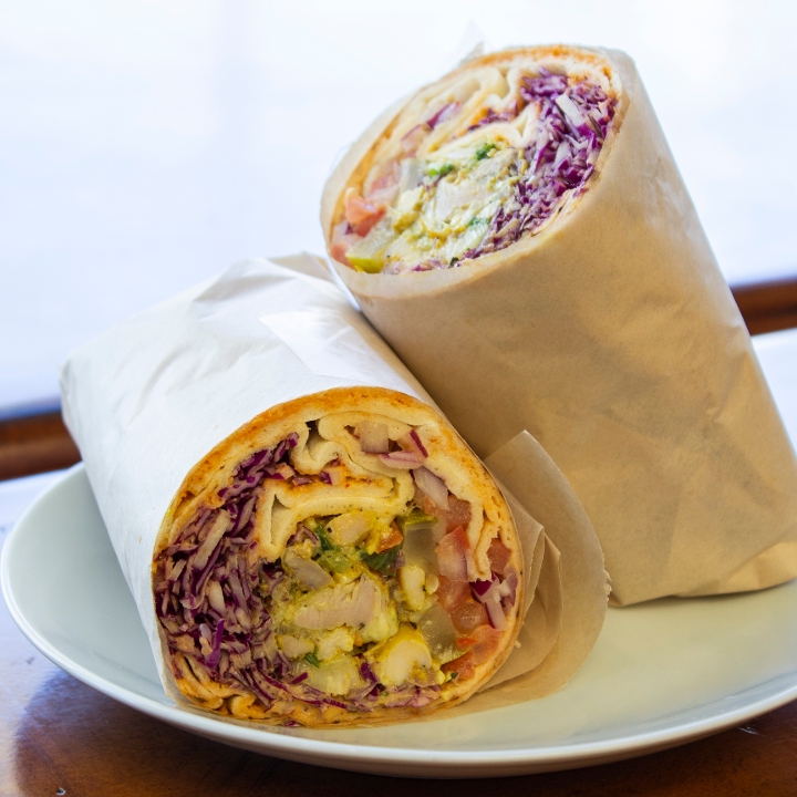 CHICKEN SALAD WRAP.