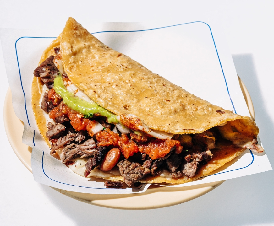 CARNE ASADA QUESADILLA.