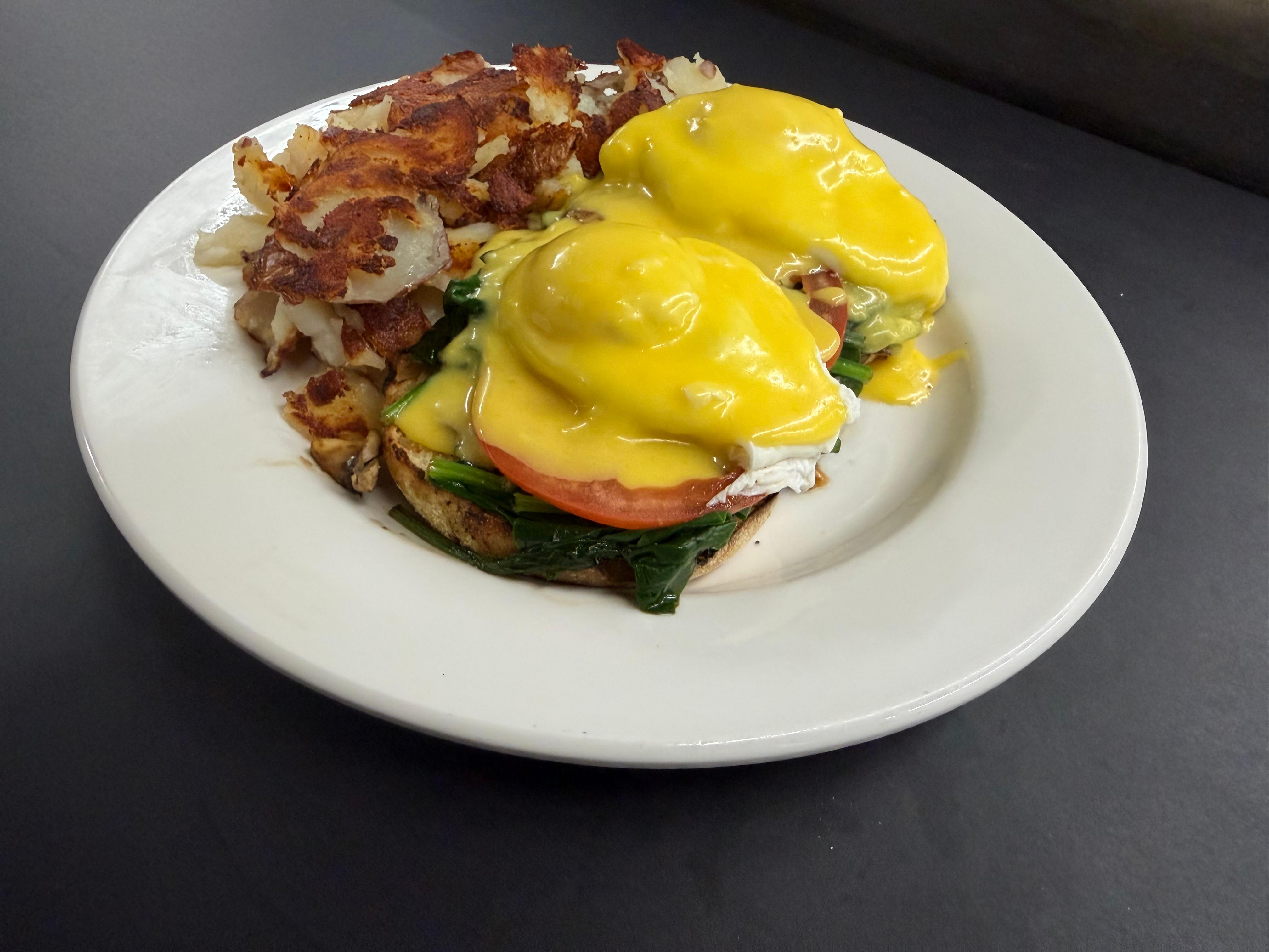 Veggie Benedict.