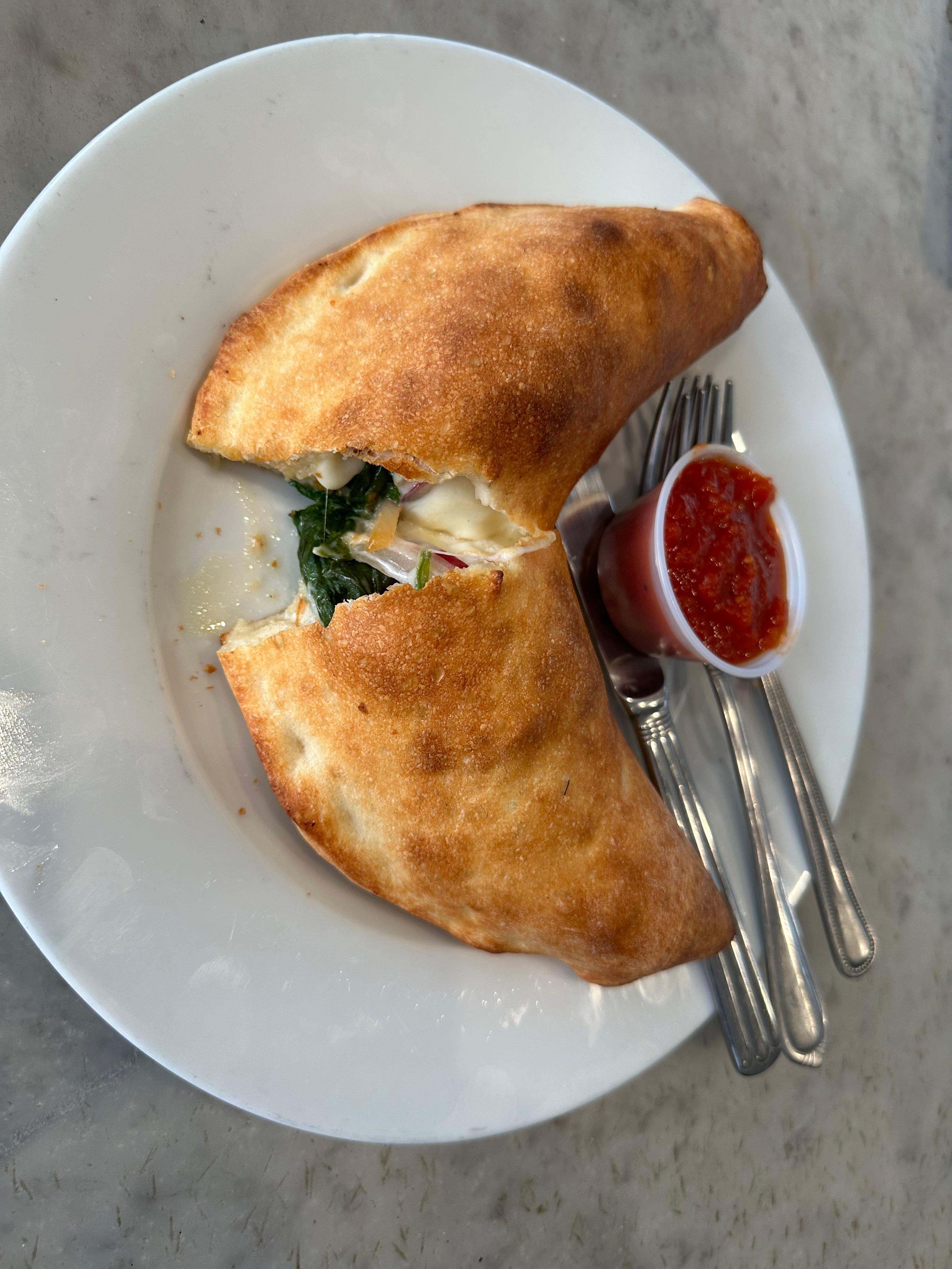 Pepperoni Calzone.
