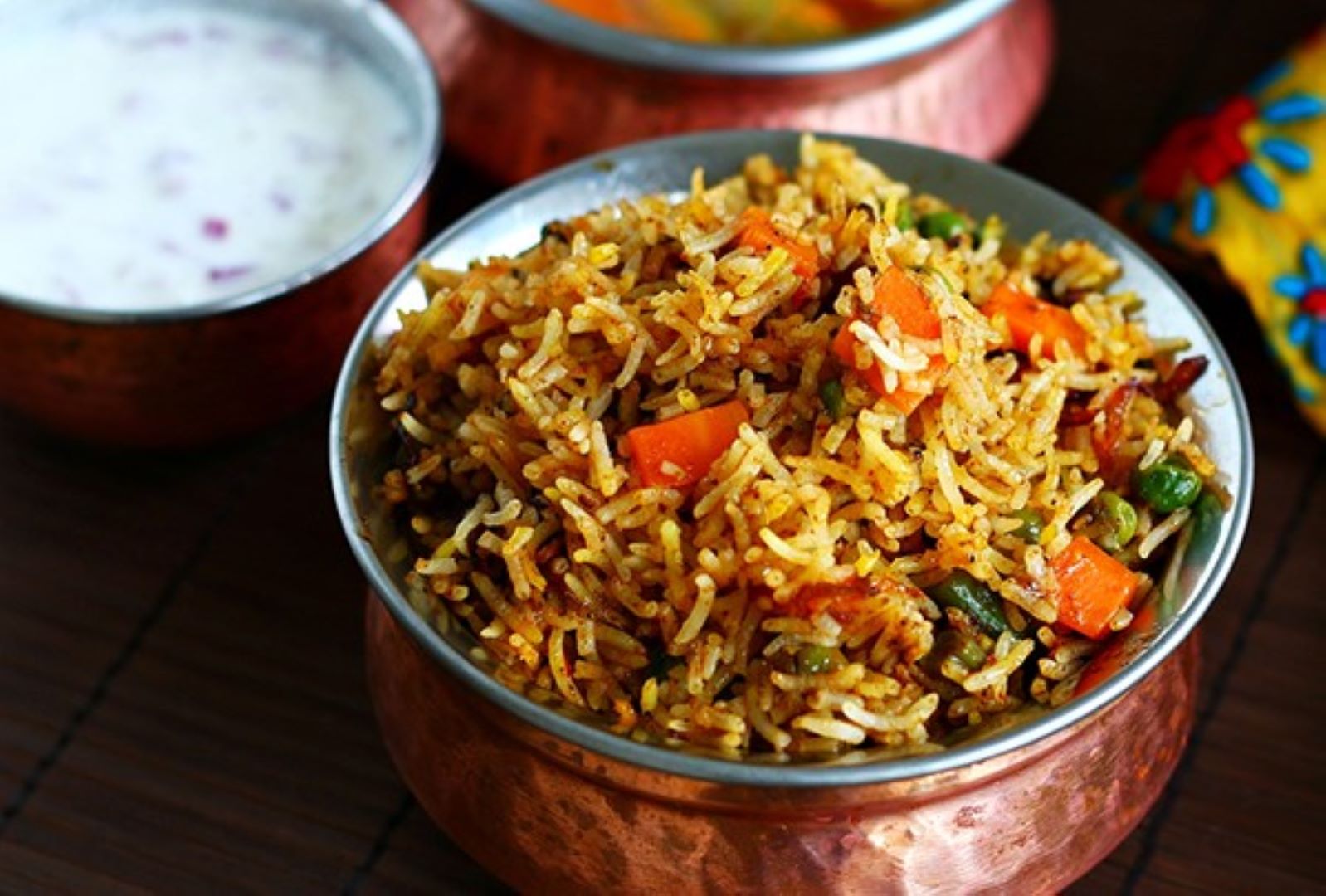 Vegetable Masala Biryani.