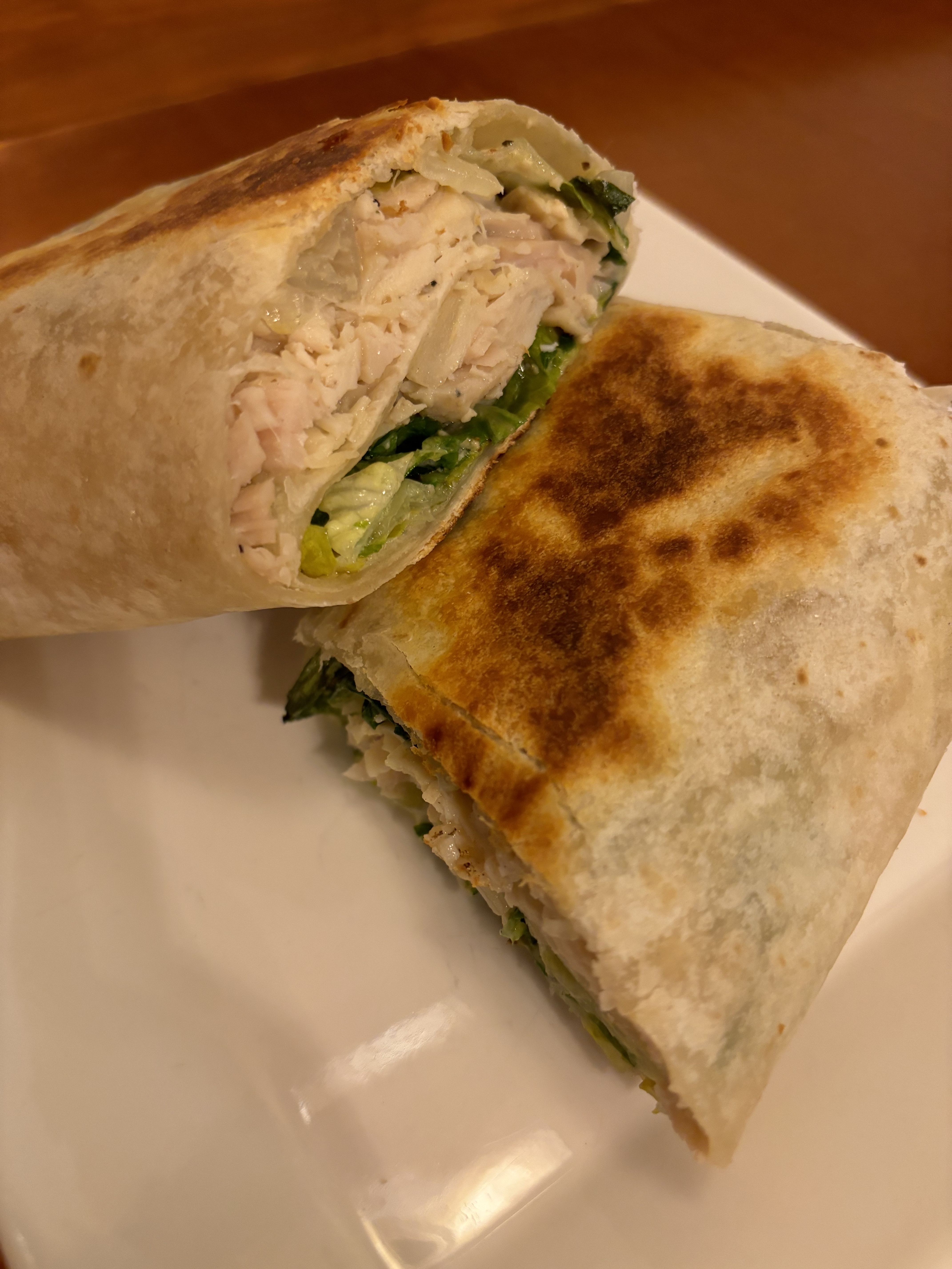 Chicken Caesar Wrap.