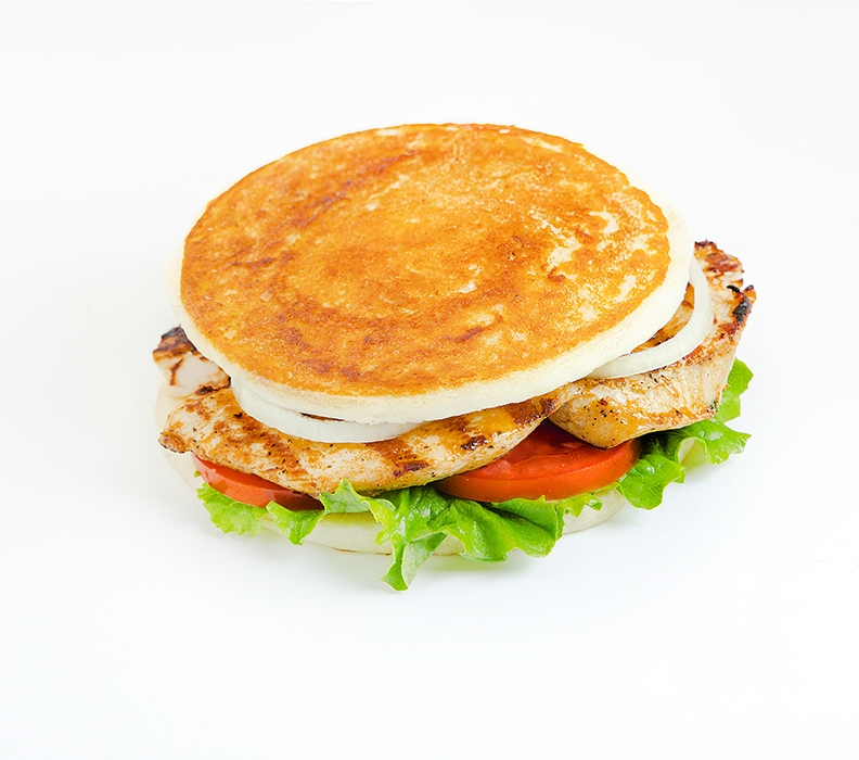 Chicken Arepa.