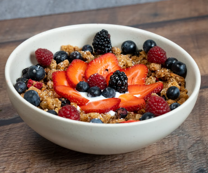 Breakfast Chia & Oat Bowl.