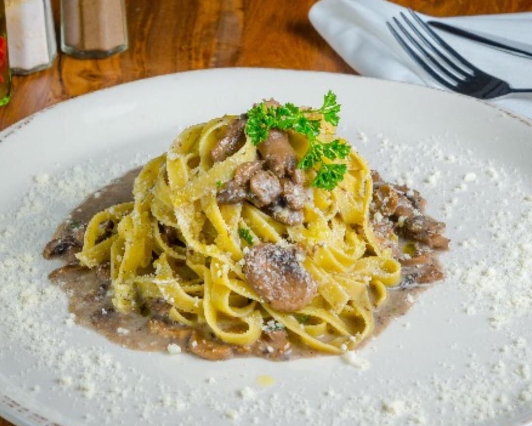 Fettuccine Mushrooms.