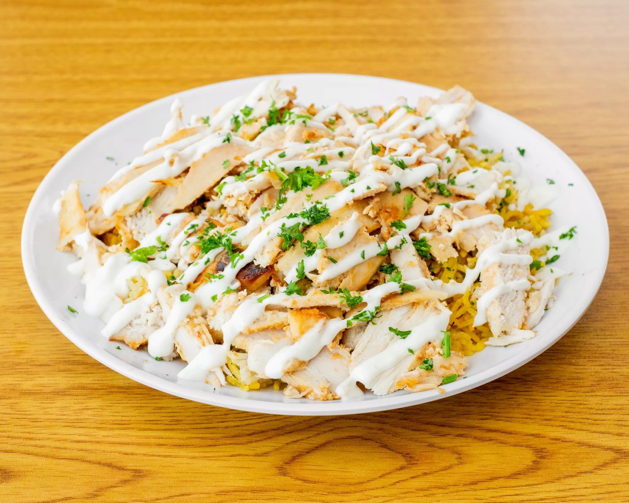 Chicken Shawarma Plate.