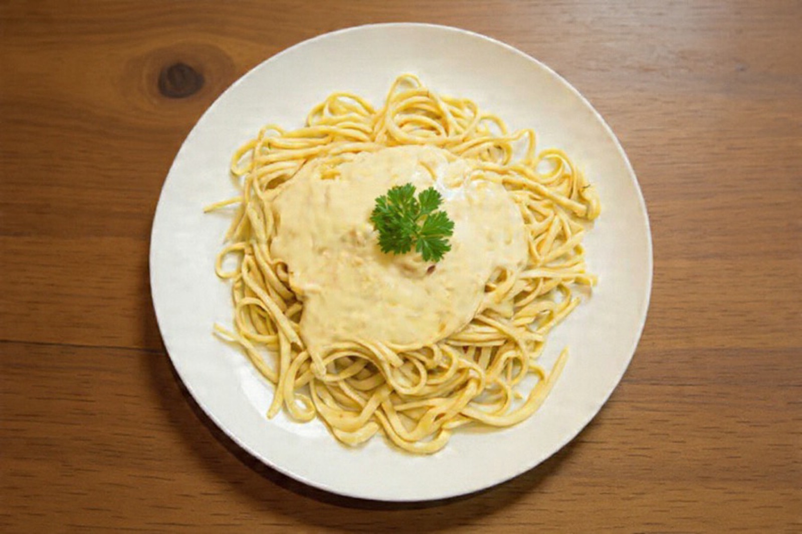 Fettuccine Alfredo.