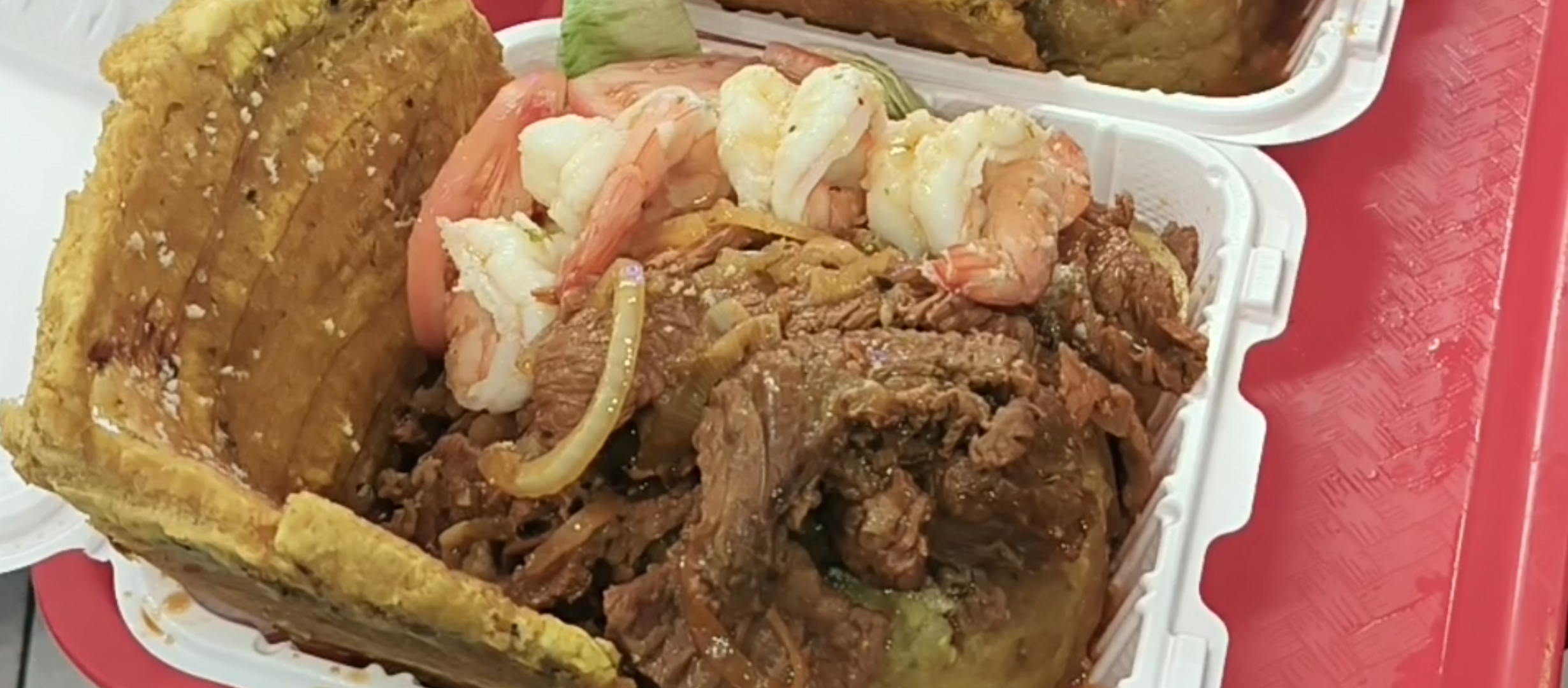 Mofongo Shrimp.
