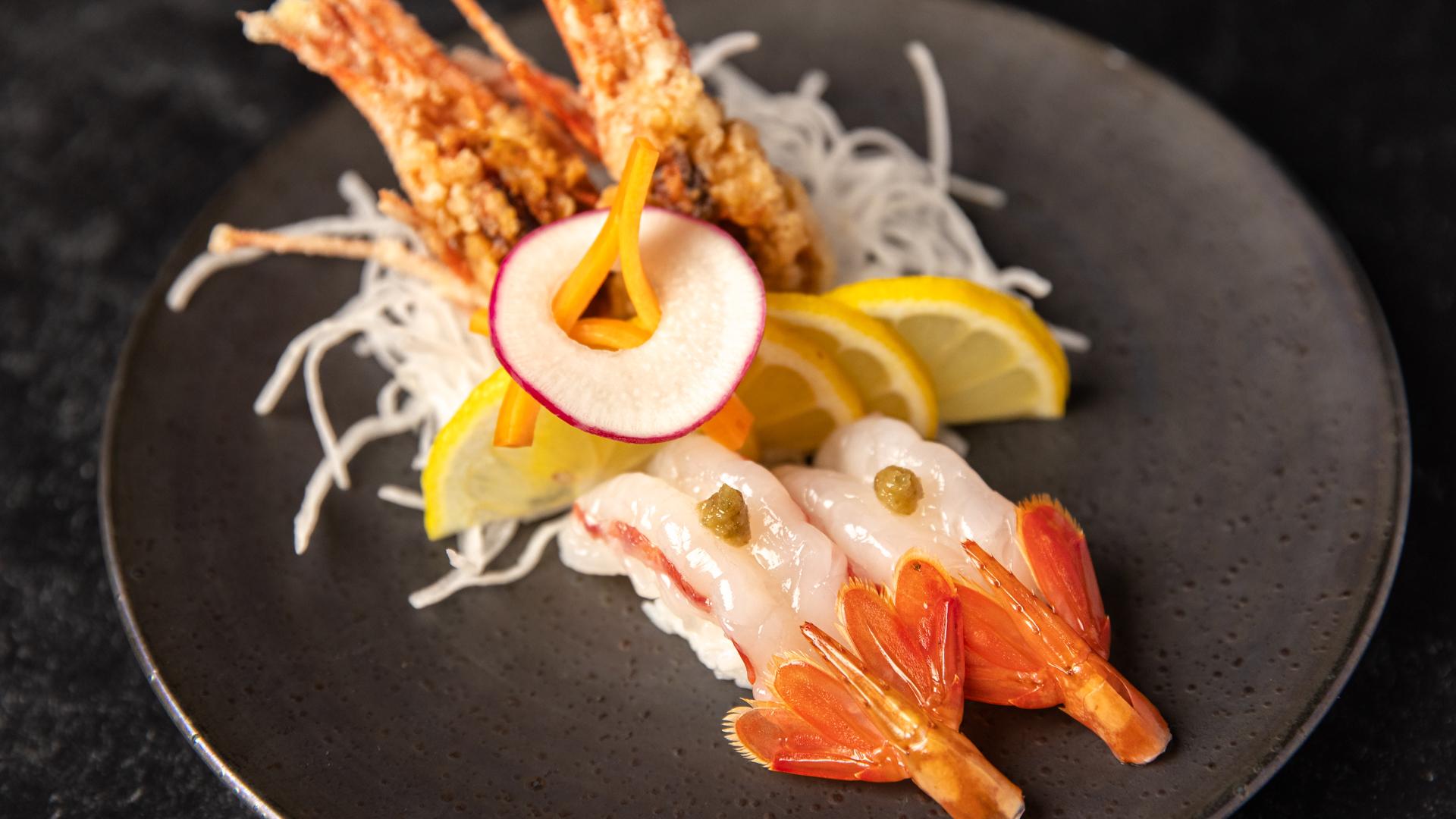 Sweet Shrimp Sushi.