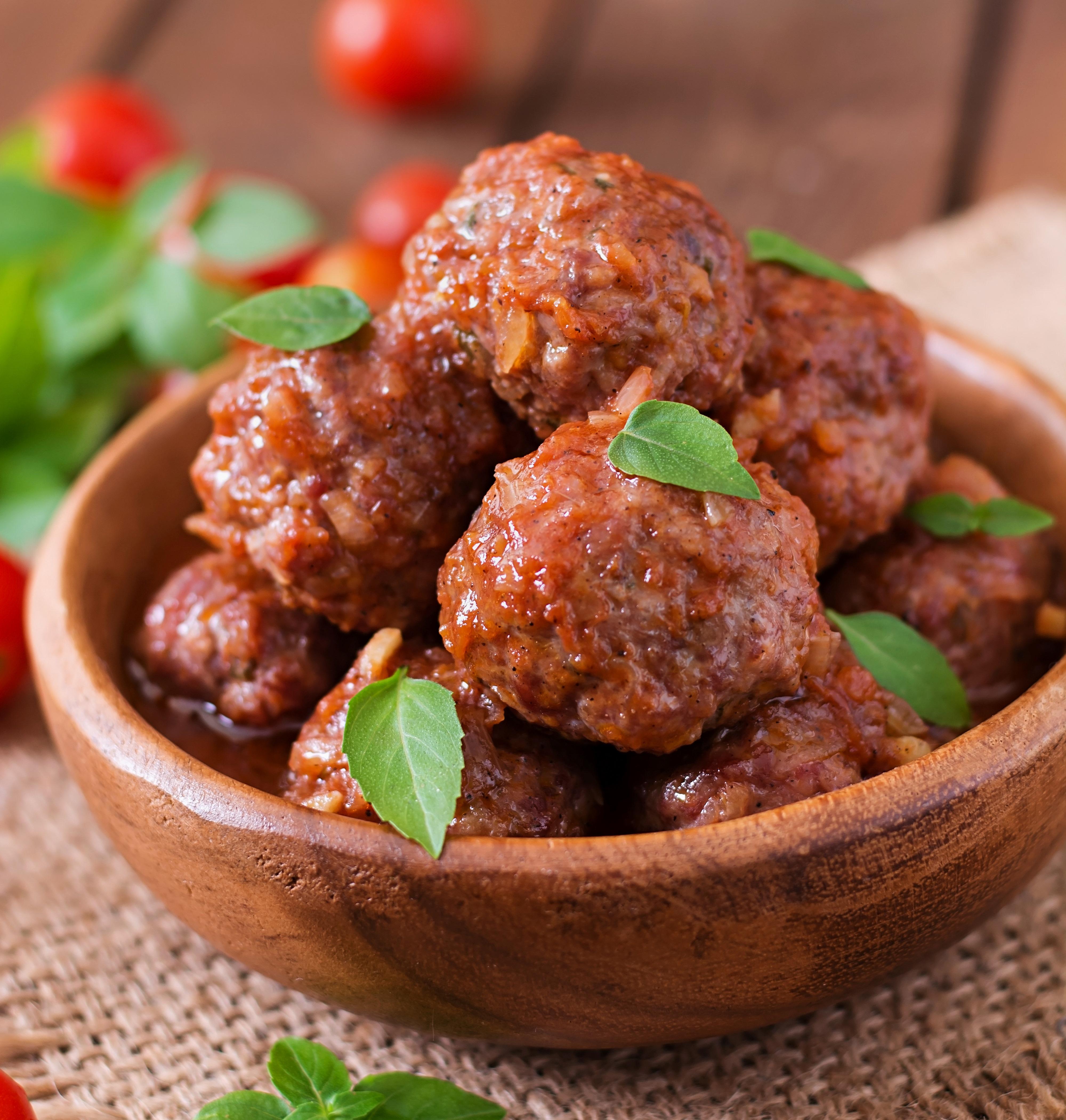 Meatballs Appetizer.