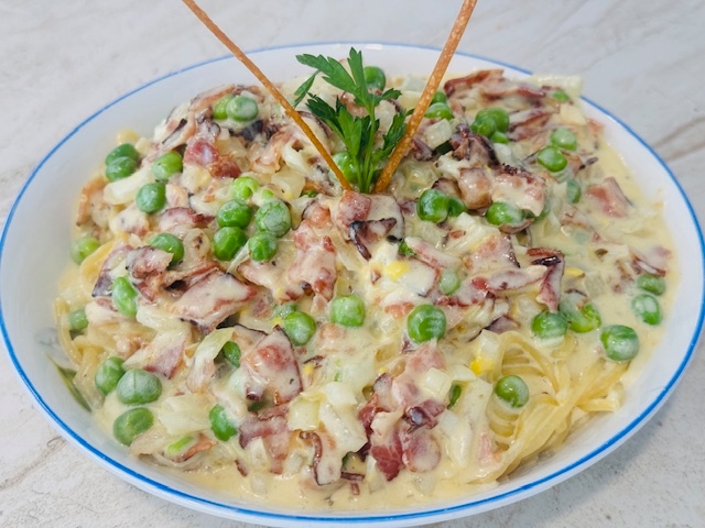 Spaghetti Carbonara.