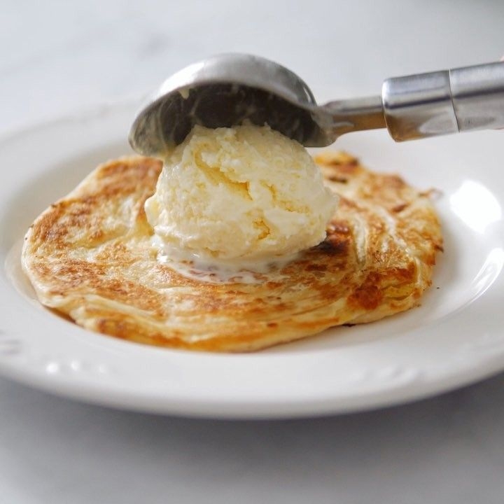Roti Coconut Ice Cream.