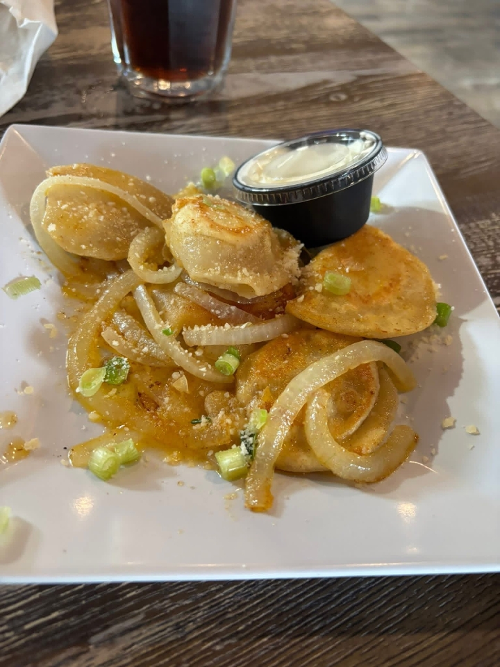 Potato & Cheese Pierogies.