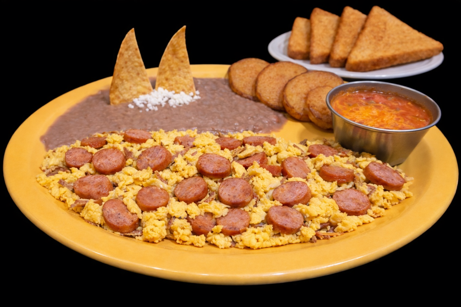 Huevos con Salchicha.