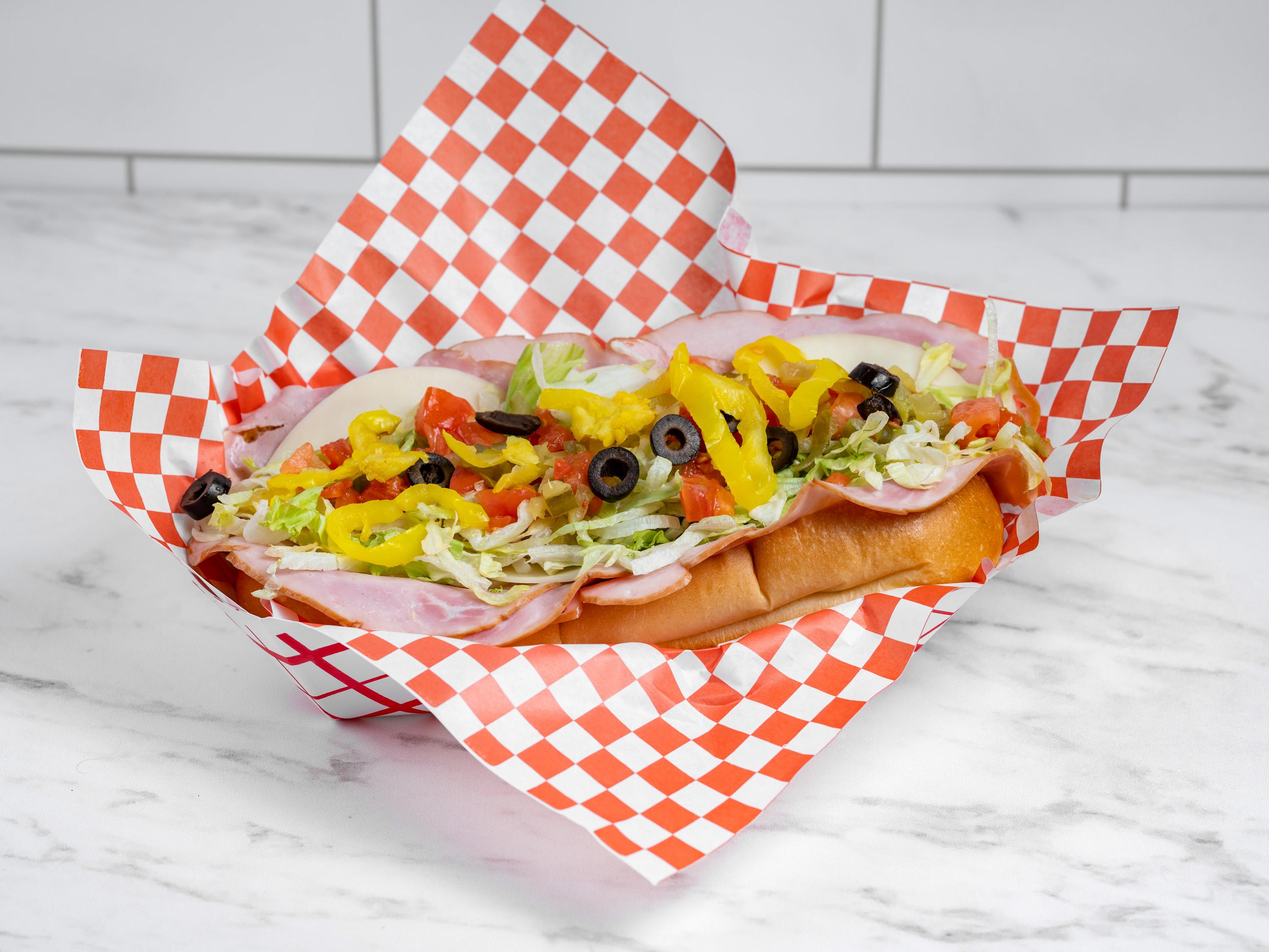Hot Ham Sub.