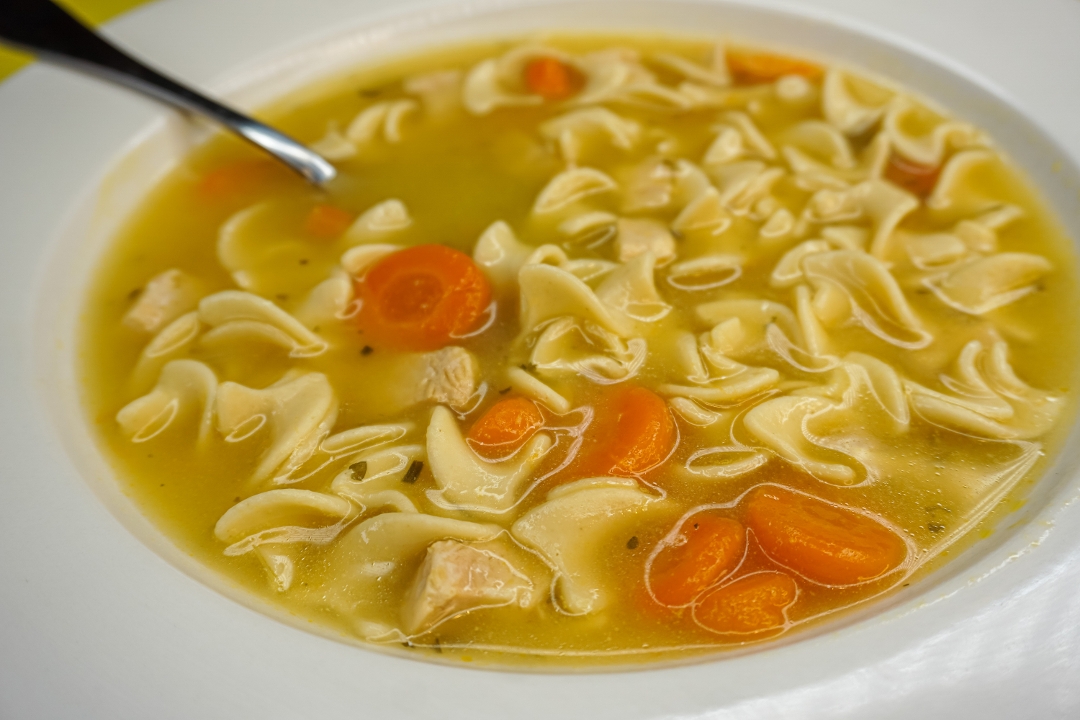 Cup Chicken Noodle Soup.
